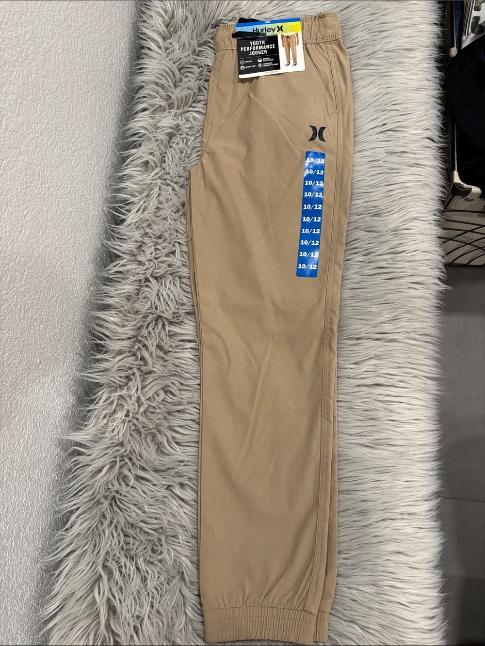 Hurley 10/12 boys Khaki Performance Joggers